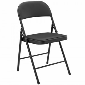 Scaune birou, set 6 buc, piele sintetica, negru - P49801952 - Img 4