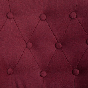 Scaune stil frantuzesc, 2 buc., rosu vin, material textil - V282137V - Img 3