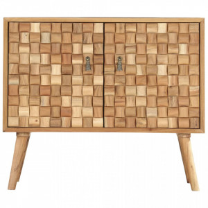 Servanta, 75 x 35 x 65 cm, lemn masiv de acacia - V287439V - Img 4