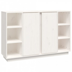 Servantă, alb, 120x35x80 cm, lemn masiv de pin - V814500V - Img 1