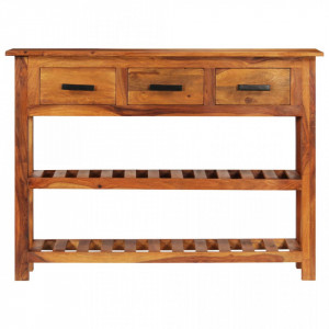 Servantă cu 3 sertare, 110 x 30 x 80 cm, lemn masiv de acacia - V338032V