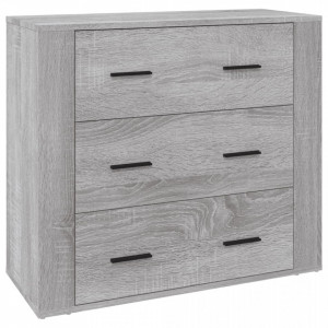 Servantă, gri sonoma, 80x33x70 cm, lemn compozit - V816582V