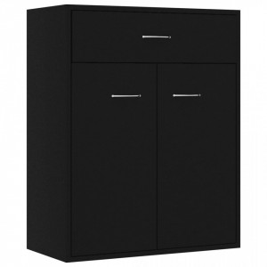 Servanta, negru, 60 x 30 x 75 cm, PAL - V800712V - Img 2