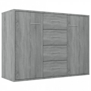 Servantă, sonoma gri, 88x30x65 cm, lemn compozit - V815370V