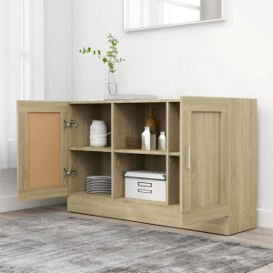 Servanta, stejar Sonoma, 120 x 30,5 x 70 cm, PAL - V802780V - Img 3