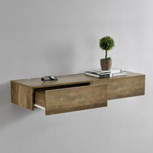 Set 2 bucati comoda suspendata, efect lemn, 46x30x15 cm - P56253871 - Img 3