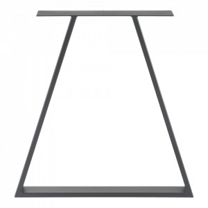 Set 2 bucati picioare masa, 70 x 10 x 72 cm, metal/gri - P65541997 - Img 3