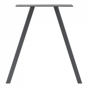 Set 2 bucati picioare masa, 70 x 12 x 72 cm, metal/gri - P65542001 - Img 4