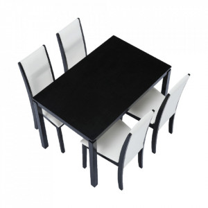 Set cină, wenge/piele eco - TP203073 - Img 18