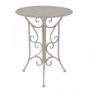 Set mobilier bistro, 3 piese, gri, otel - V43153V - Img 3