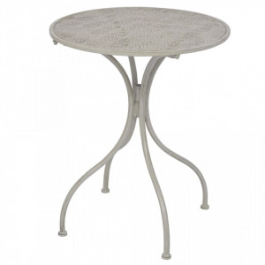 Set mobilier bistro, 3 piese, gri, otel - V43154V - Img 2