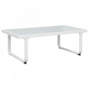 Set mobilier de gradina cu perne, 4 piese, negru, aluminiu - V42815V - Img 4