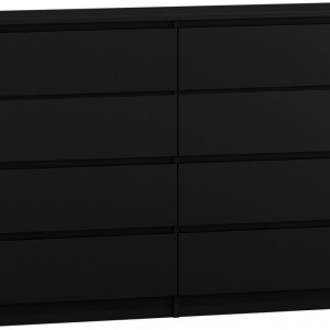 TECON106 - Comoda 120 x 40 x 97 cm, Negru-Mat - Img 1