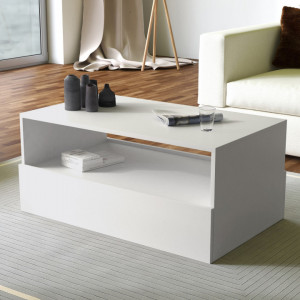 TEMCA118 - Masuta cafea, 90 x 54 x 40 cm, Alb, PAL