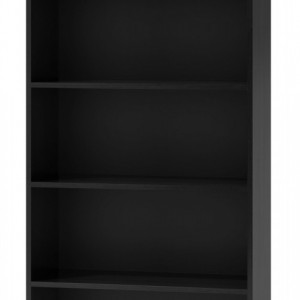 TERAN104 - Raft, rafturi, biblioteca, 80 x 30 x 182 cm, Negru, PAL - Img 4