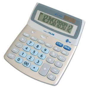 Calculator solar cu 12 cifre, MILAN, Extra-Large - Img 1