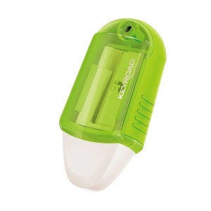 Ascutitoare simpla cu radiera Keyroad Twist, rotativa, 2 in 1 - Img 2