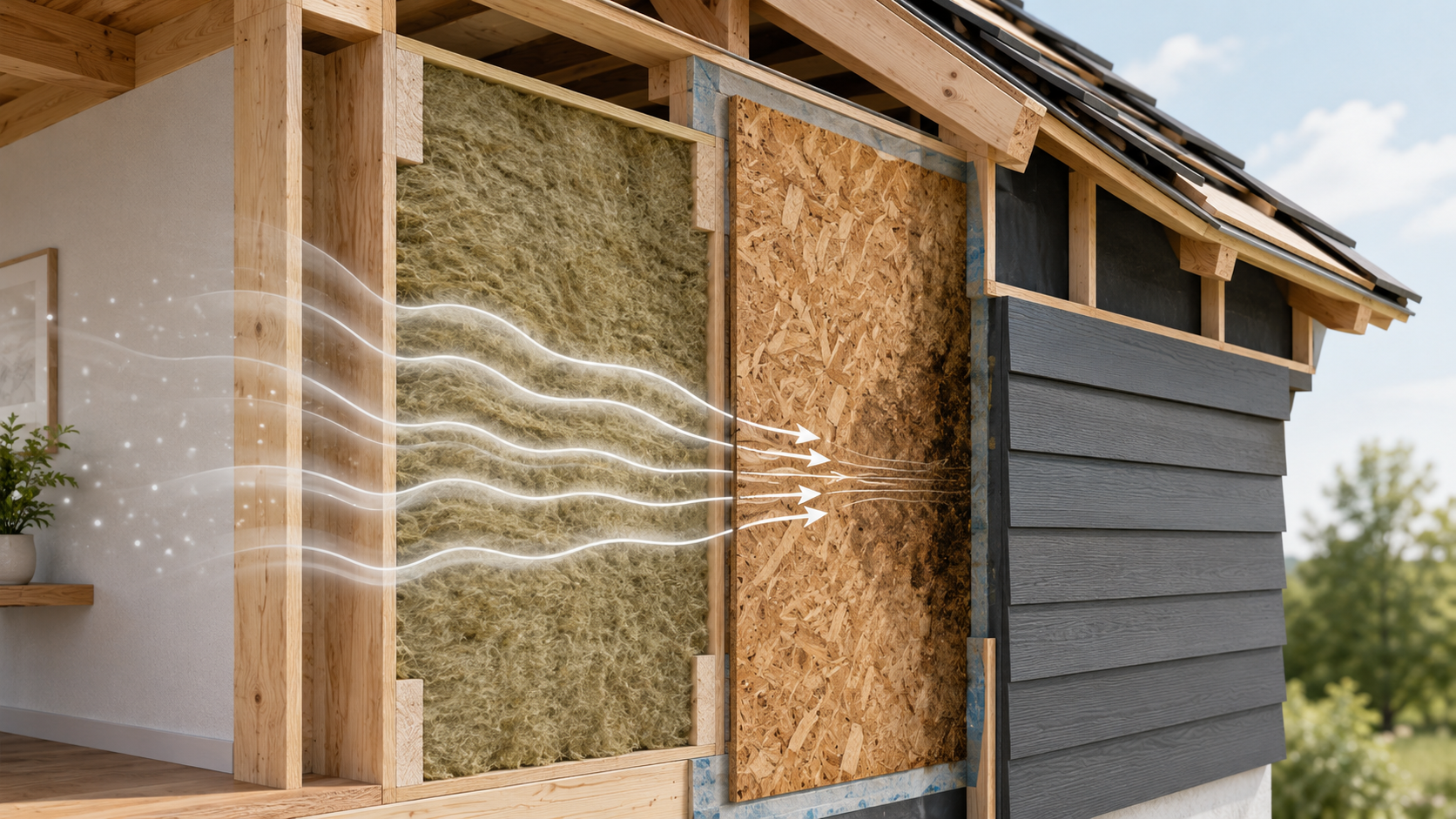 OSB la exterior: rezistența la difuzia vaporilor și capacitatea de uscare