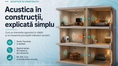 Acustica în construcții, explicată simplu