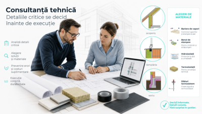 Consultanță și testare pentru clădiri eficiente energetic: de ce contează înainte de finisaje