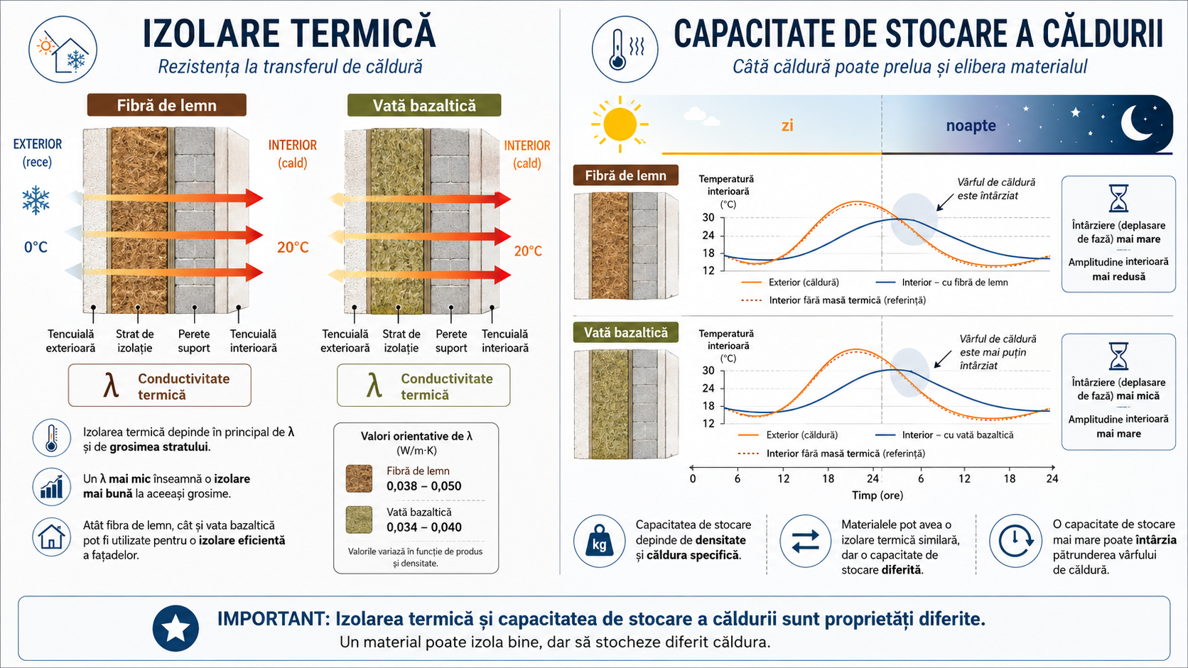 Diferența dintre izolare termică și stocare termică