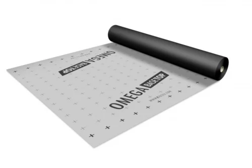 OMEGA BASETOP SK-DUO, membrană ISOCELL pentru protecție împotriva umidității și radonului, 1,5 x 25 m