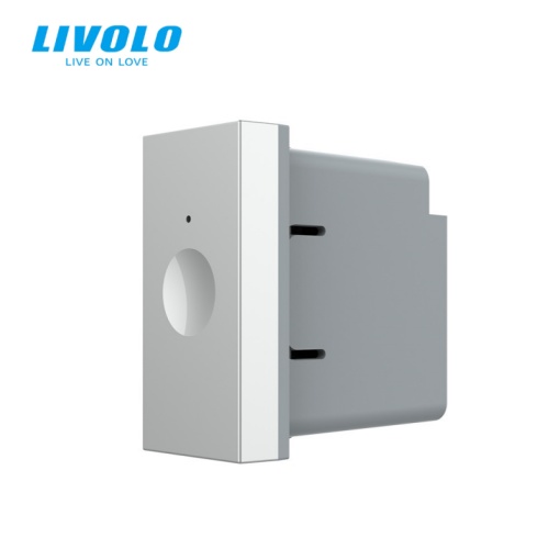 Modul Întrerupător Livolo, simplu tactil, 1M, gri