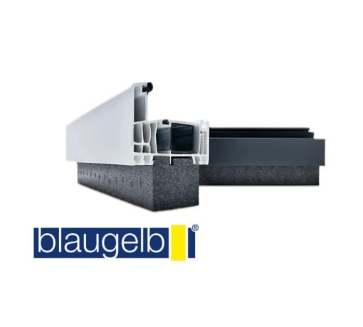 Profil de inaltare solbanc Blaugelb pentru ferestre 50(56)x40x1200mm SALAMANDER bluEvolution 82