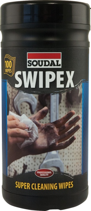 Șervețele Swipex Soudal – curățare rapidă și eficientă pentru mâini, unelte și suprafețe!