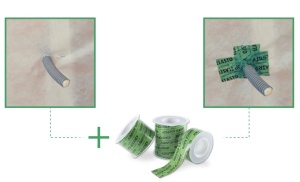 AIRSTOP ELASTO 60mm x 25m - Bandă adezivă, UNIVERSALĂ, ușor extensibilă pentru etanșare la aer și vânt, interior/exterior - Img 7