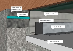Ampatex Variano 3 extra, 25m² , 150cm x 16.67m - Membrană barieră de vapori variabilă, armată si etansă la aer, interior - Img 2