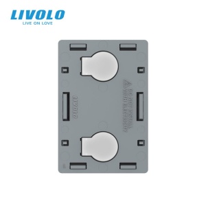Modul Întrerupător Livolo, dublu, standard italian, conexiune WiFi, 3M - Img 1