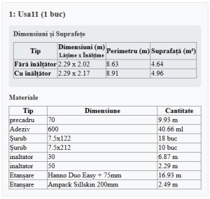 Serviciu de Calcul pentru Montajul Ferestrelor în Precadre Termoizolante