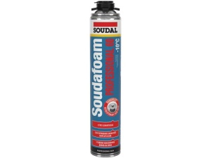Spumă poliuretanică profesională de iarnă pistol SOUDAL Soudafoam Professional 60 -10°C, randament mare, 750 ml
