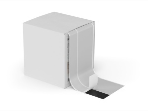 Ampacoll Sillskin black, bandă butilică, Ampack, 20 m x 200 mm x 1 mm, pentru glafuri și parapete - Img 2