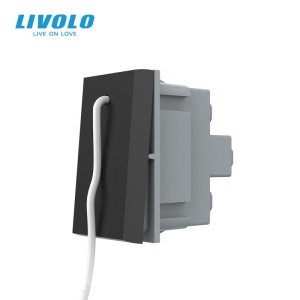 Modul Întrerupător Livolo de urgenta, cu fir de tragere, 1M, negru