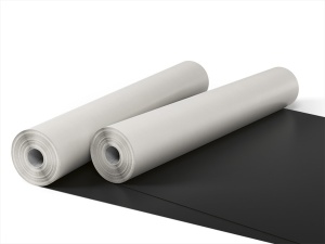 Ampatop A black, 1,4 m x 50 m, 70 m² - Membrană difuzivă neagră incombustibilă A2-s1,d0, stabilă UV peste 10 ani, pentru fațade ventilate cu rosturi deschise și acoperiș