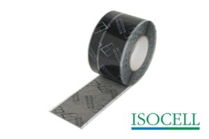 ISOWINDOW UVAU ES, 80mm x 25m - Bandă adezivă, rezistentă la UV pentru etanșarea ferestrelor și ușilor, exterior - Img 1