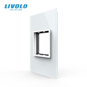 Rama Livolo de sticla, standard italian, 2M, alb