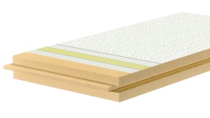 best wood WALL 140 N+F, 80mm, 580 x 1500 mm, placă rigidă din fibră de lemn, pentru exterior, pentru suporturi continue