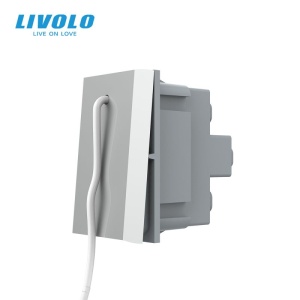 Modul Întrerupător Livolo de urgenta, cu fir de tragere, 1M, gri