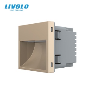 Modul lampa de orientare scara, auriu