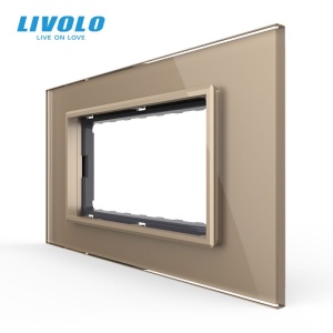 Rama Livolo de sticla, standard italian, 4M, auriu