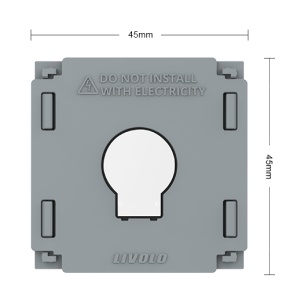 Modul Întrerupător Livolo, dublu tactil, cap scara / cap cruce, wireless - control din telecomanda RF, Generatia Noua - Img 2