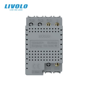 Modul Întrerupător Livolo, simplu, standard italian, cap scara / cap cruce, control telecomanda RF, 3M - Img 2