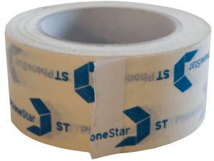 Wolf Bavaria Wolf Tape ST, 50 m x 50 mm - Bandă adezivă ecologică din hârtie crepată și cauciuc natural, pentru sigilarea muchiilor plăcilor PhoneStar ST