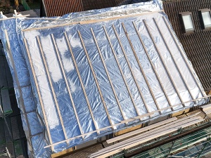 Ampatop A silver plus, 42 m², 120cm x 35m - Membrană difuză A2 necombustibilă pentru acoperiș și fațadă | Reflexie termică 98% - Img 2