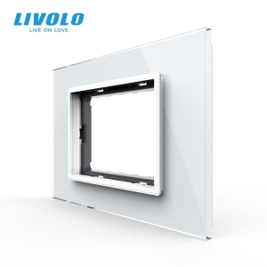 Rama Livolo de sticla, standard italian, 3M, alb
