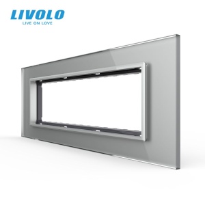 Rama Livolo de sticla, standard italian, 7M, gri