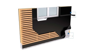 Ampatop® RF Black 75mp – Membrană cu reactie la foc B-s1,d0, pentru fațade ventilate și acoperișuri sigure - Img 2